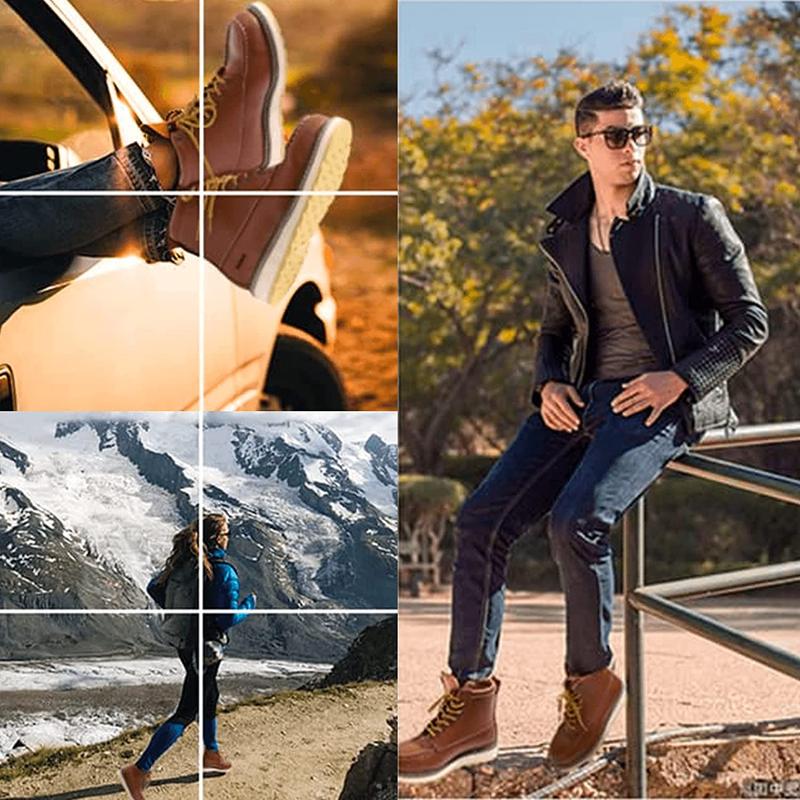 Men's 6" Work Boots – Slip Resistant & Durable