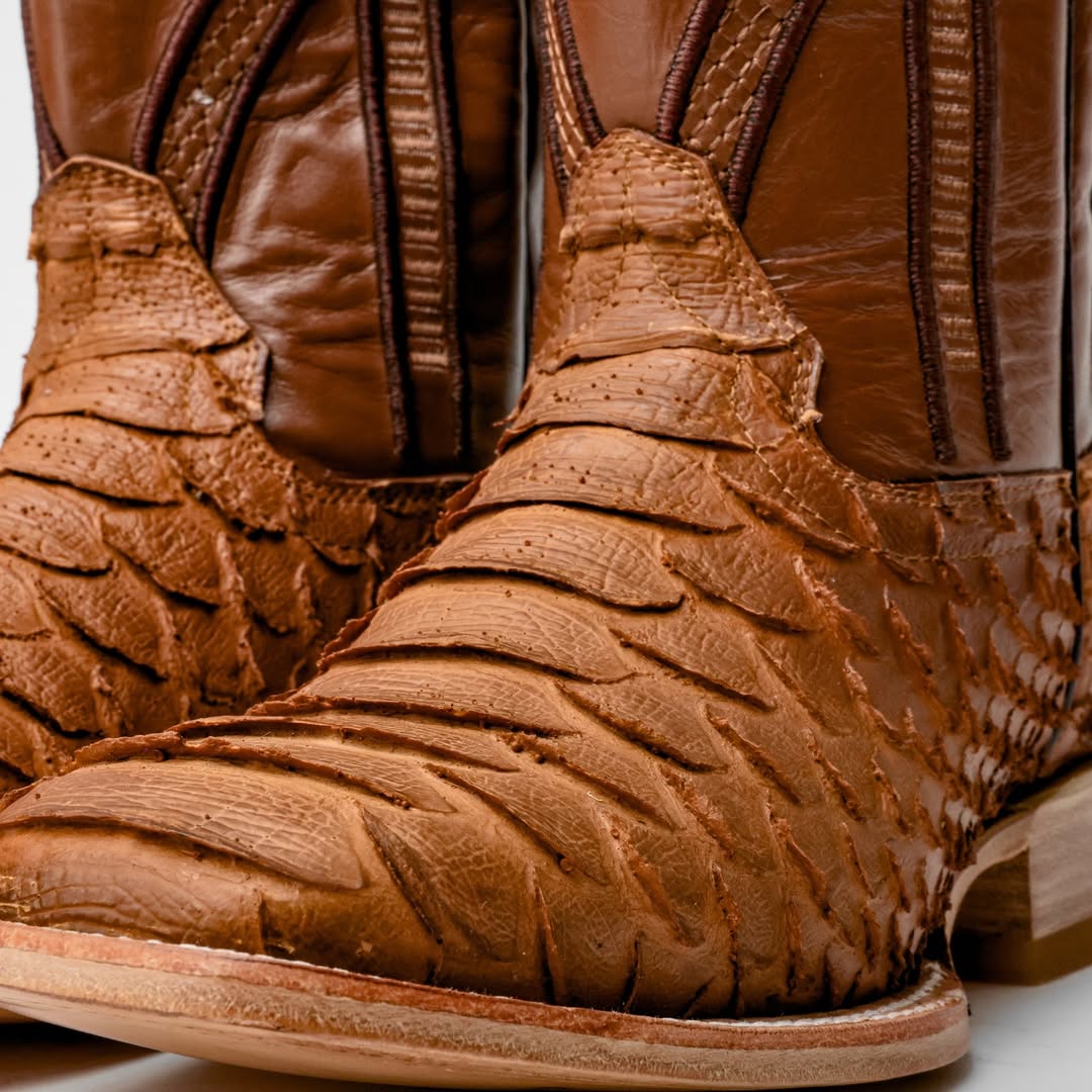 NEW Matte Tan Jumbo Python Boots