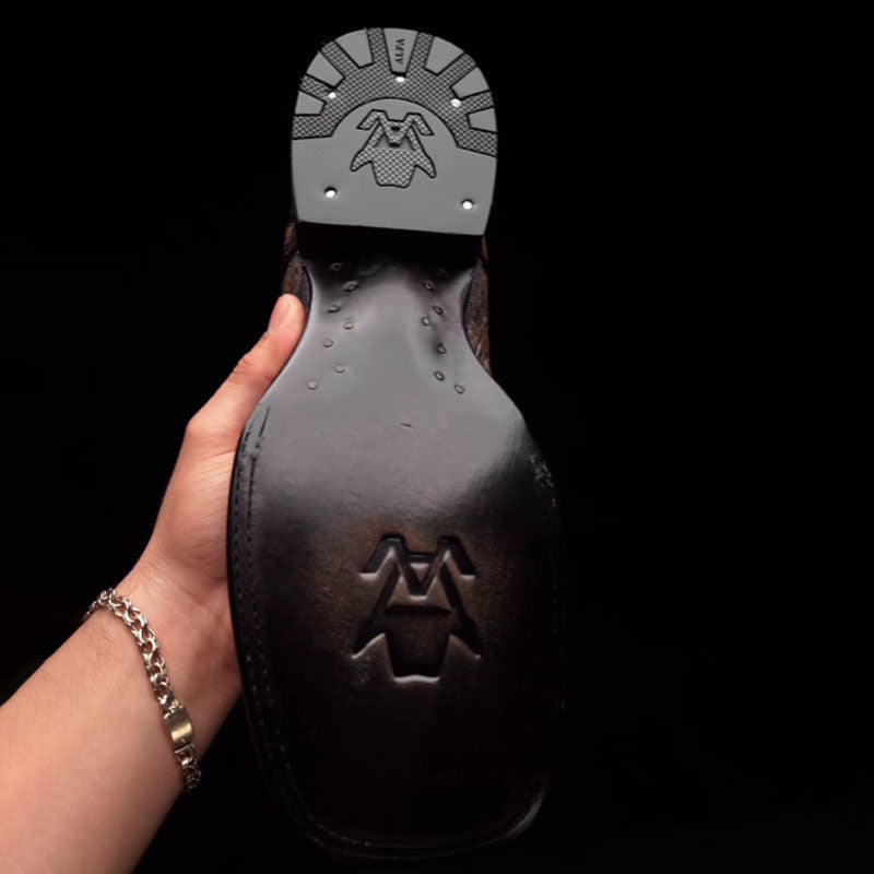 The Gambler Classic Cowboy Boots - Tan Safari Edition