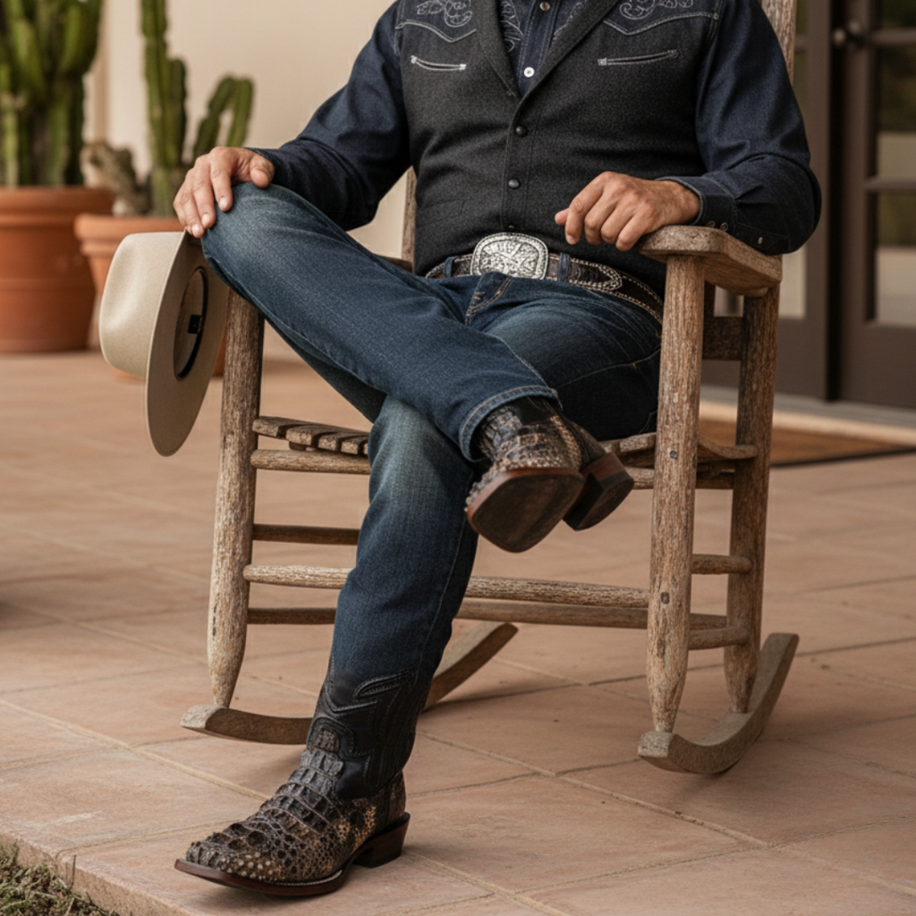 Bulldog Nuca de Alligator Natural