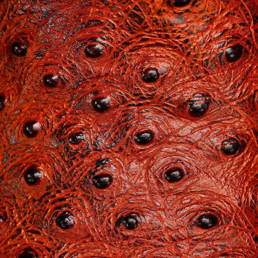 New Cognac Ostrich Boots