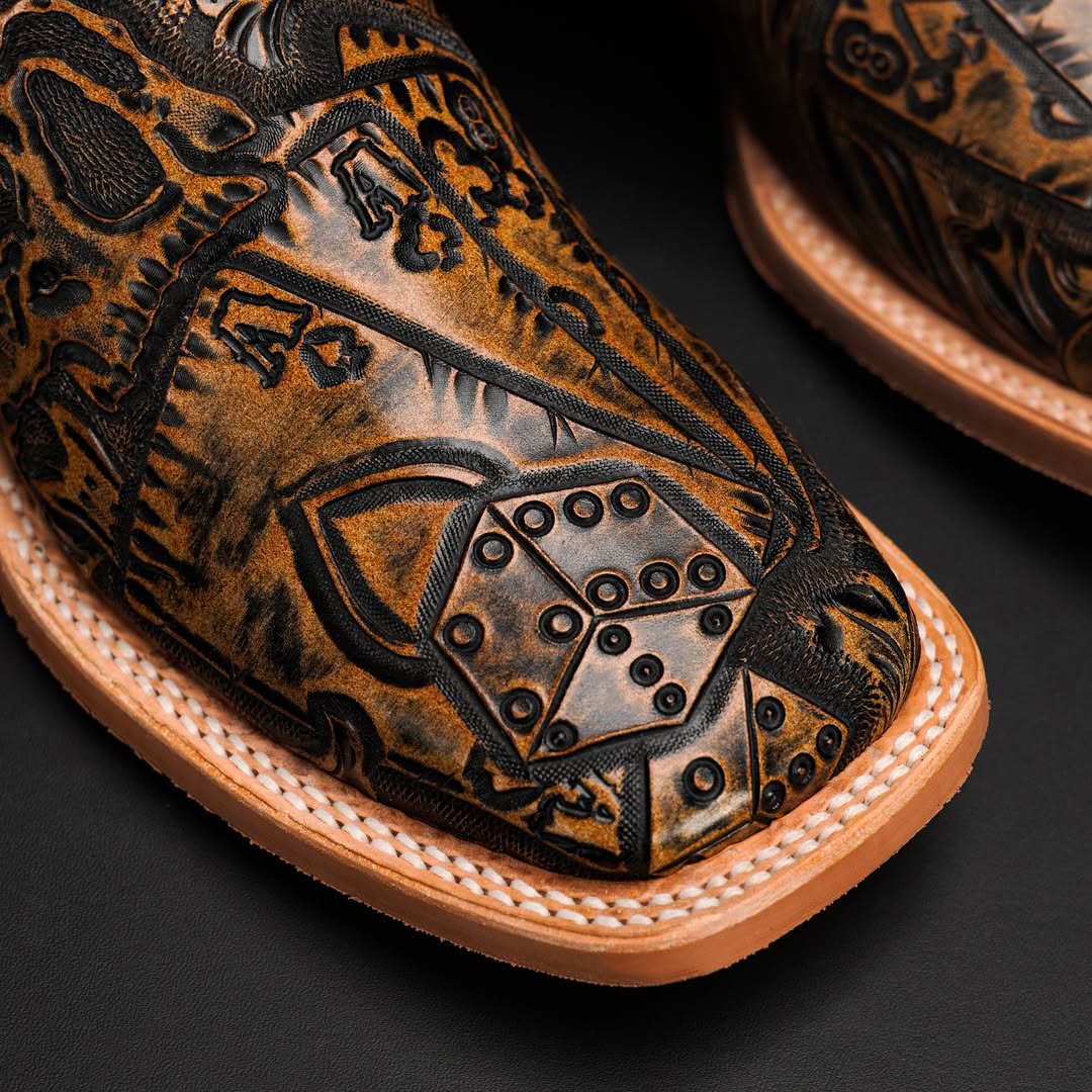 High Stakes Gambler Cowboy Boots