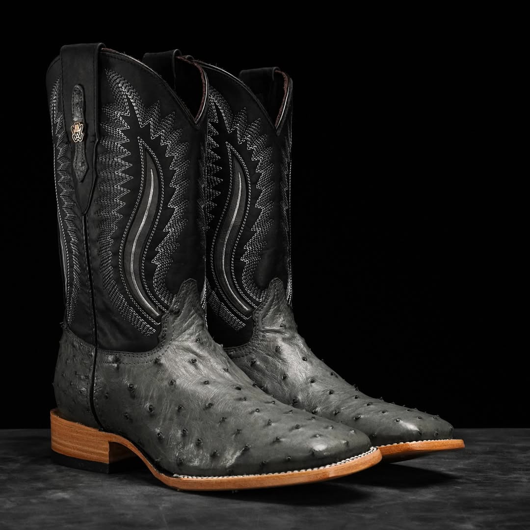 Genuine Ostrich Leather Boots