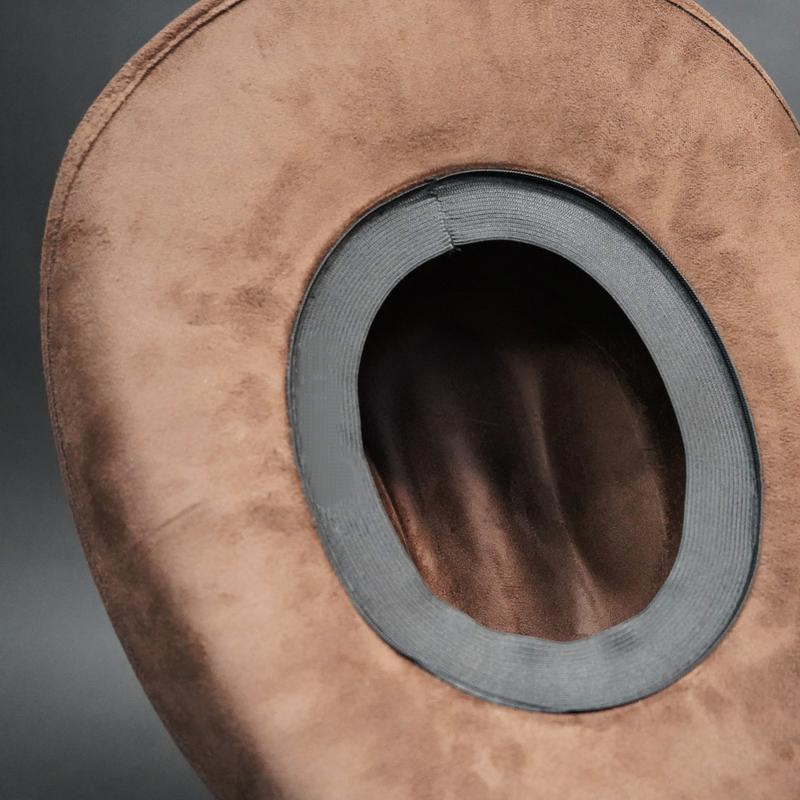 Western Cowboy Hat - 4" Brim × 4.5" Crown