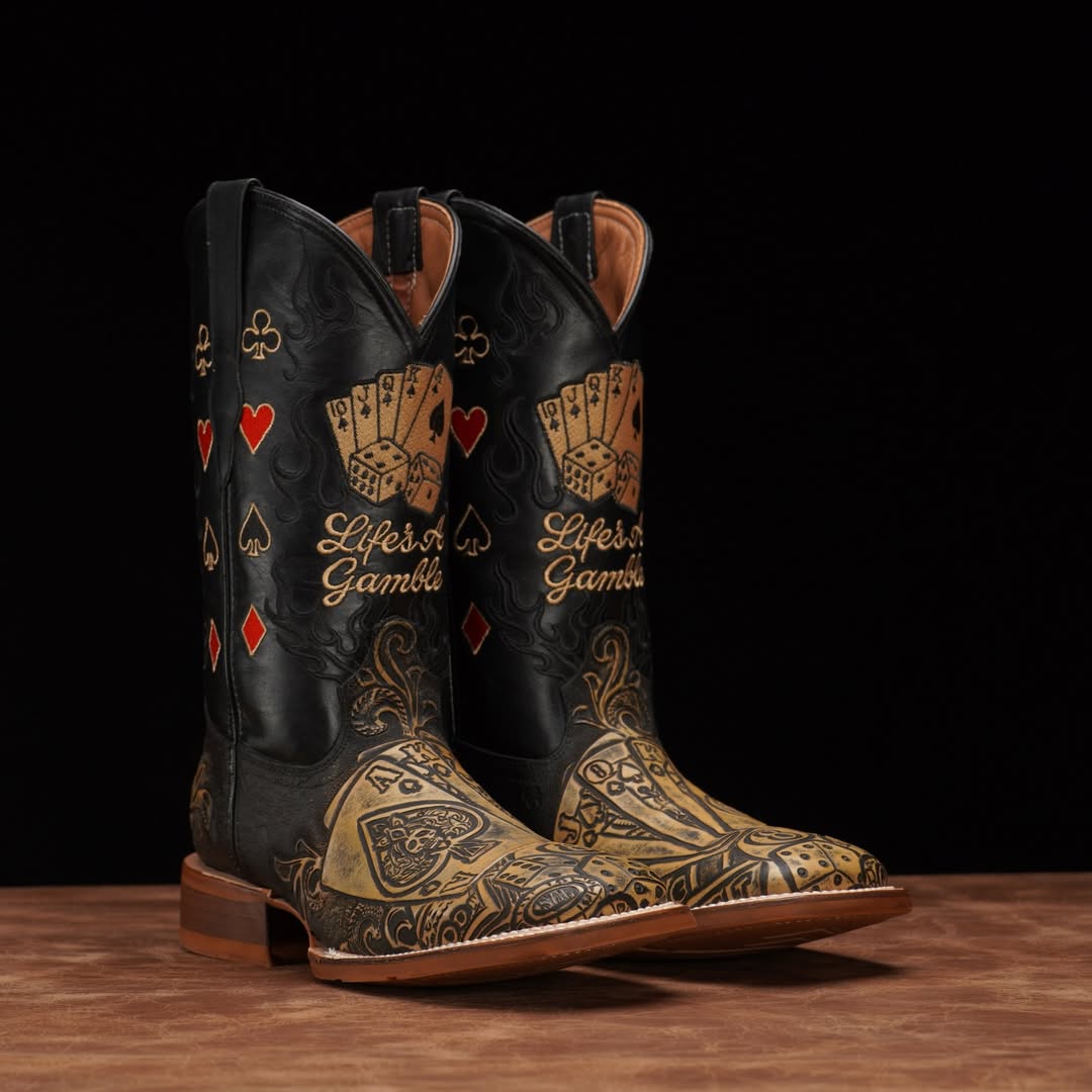 NEW Light Safari Gambler 2.0 - Country Western Cowboy Boots