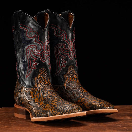 “USA” Hand Tooled Boots