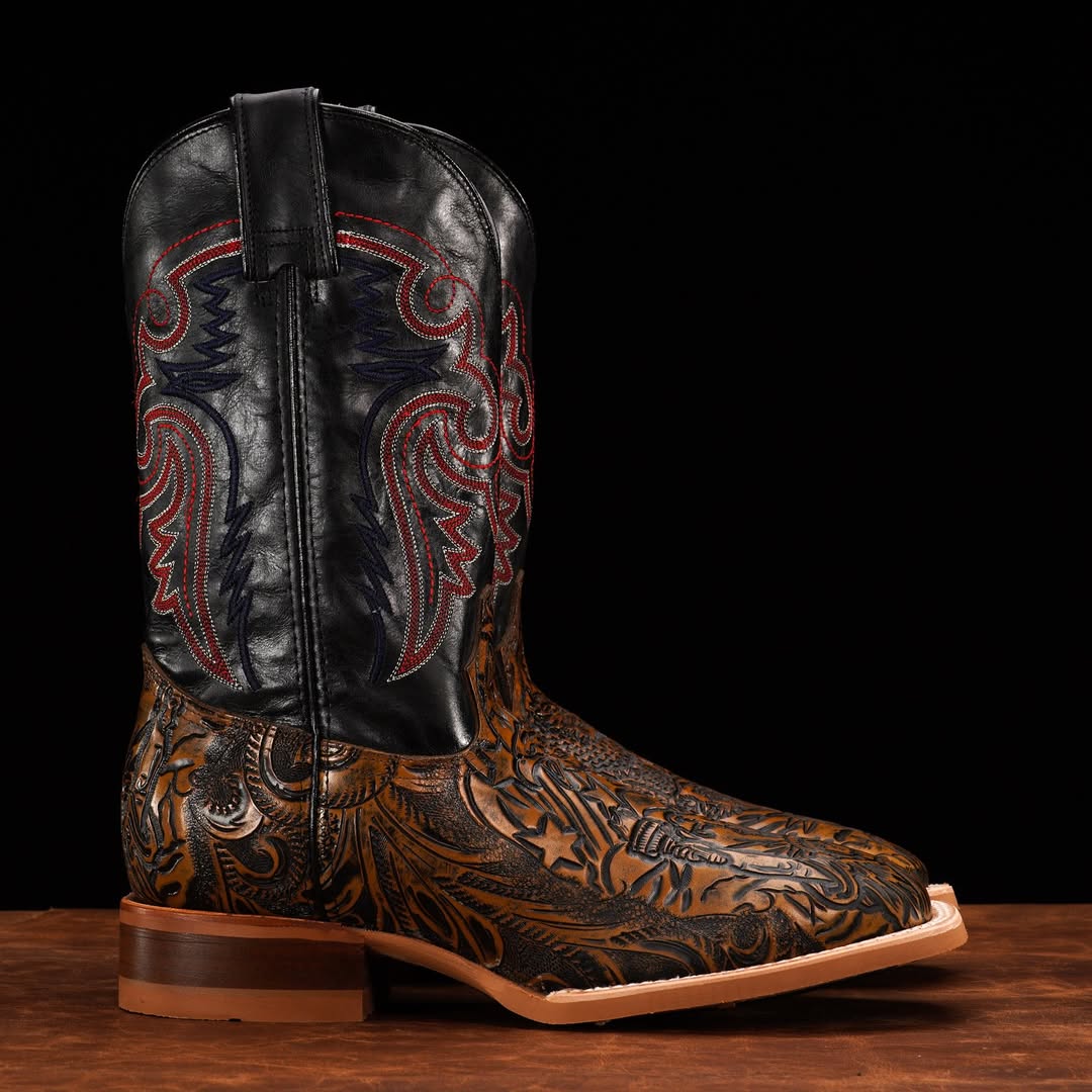 “USA” Hand Tooled Boots