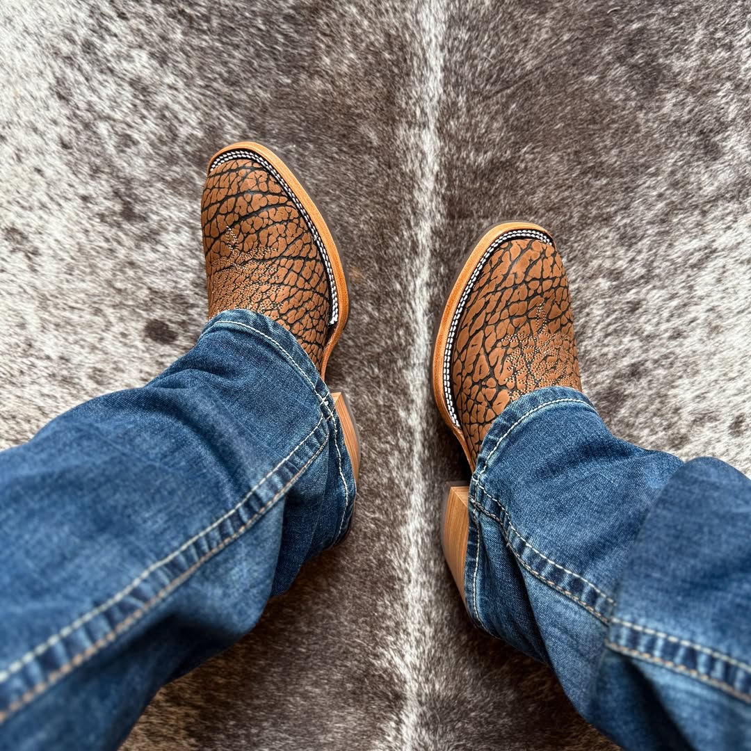 Men's New Green Neck Western Boots