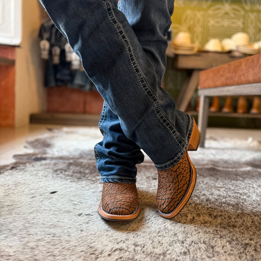 Men's New Green Neck Western Boots