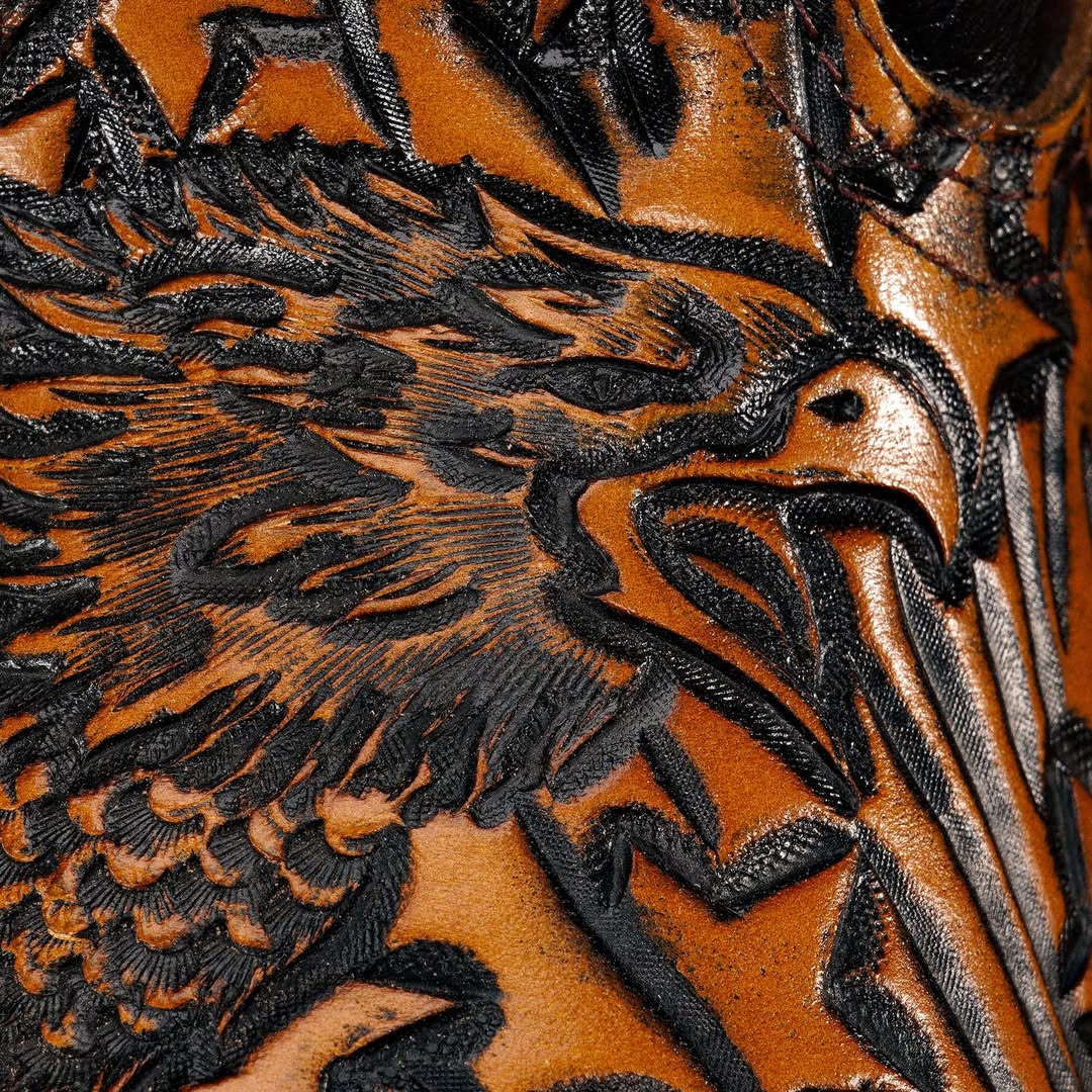 “USA” Hand Tooled Boots