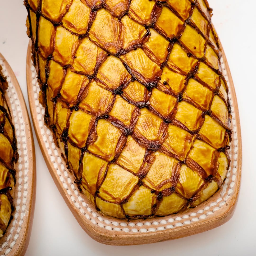 Butter-Toned Pirarucu Leather Boots – Square Toe