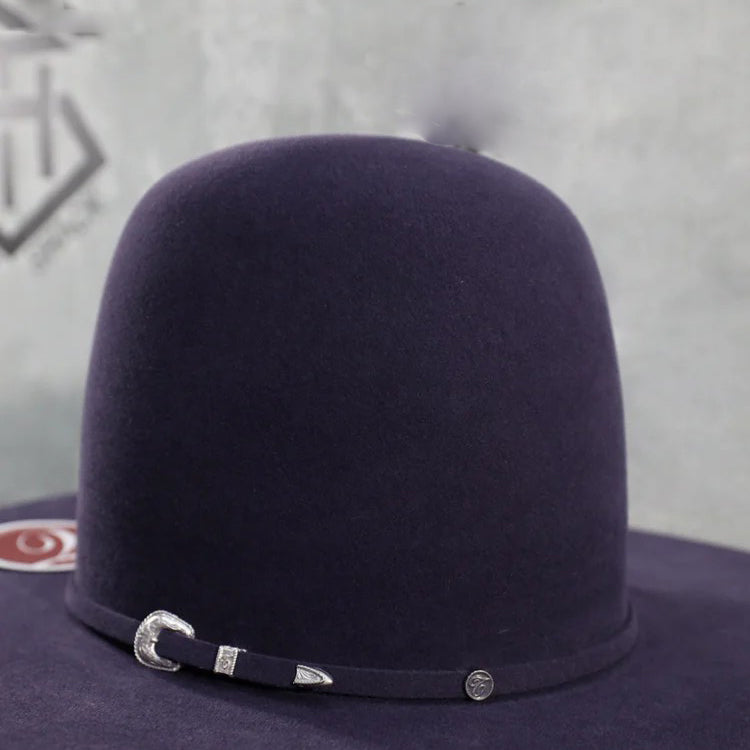 6x Turkey Purple 7in. Tall Crown 4.25in. Brim