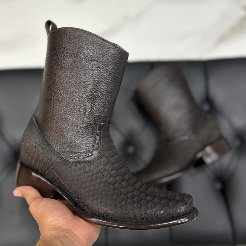 Exotic Python Ranch Knight Boots