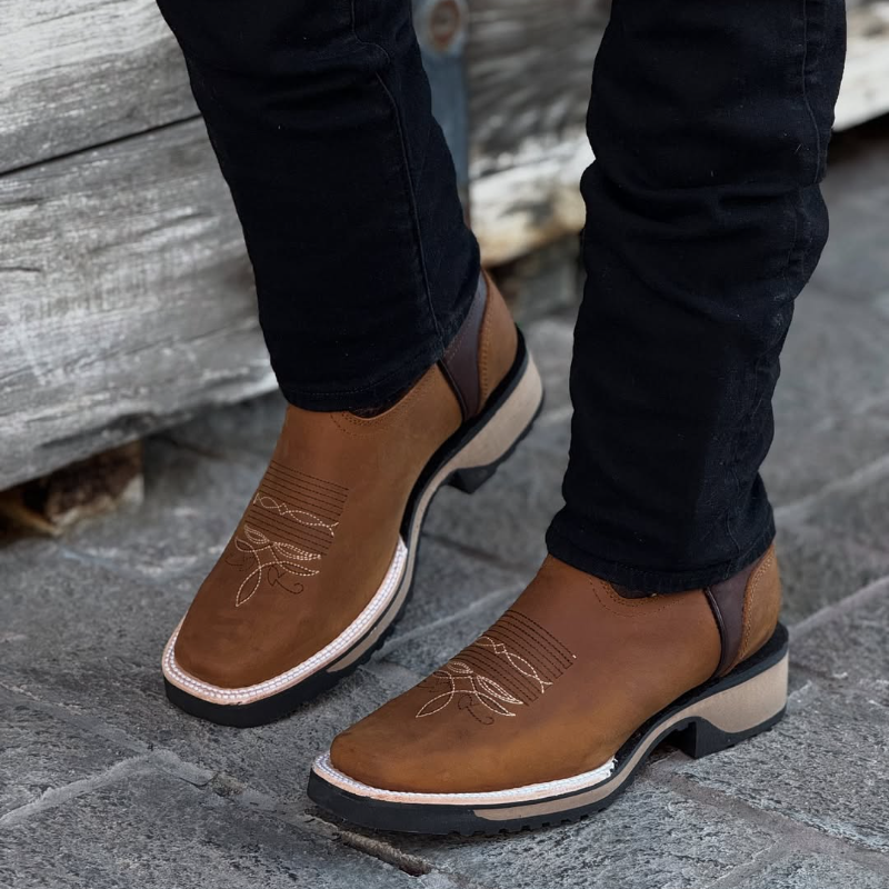 Gold Honey Rodeo Work Boots