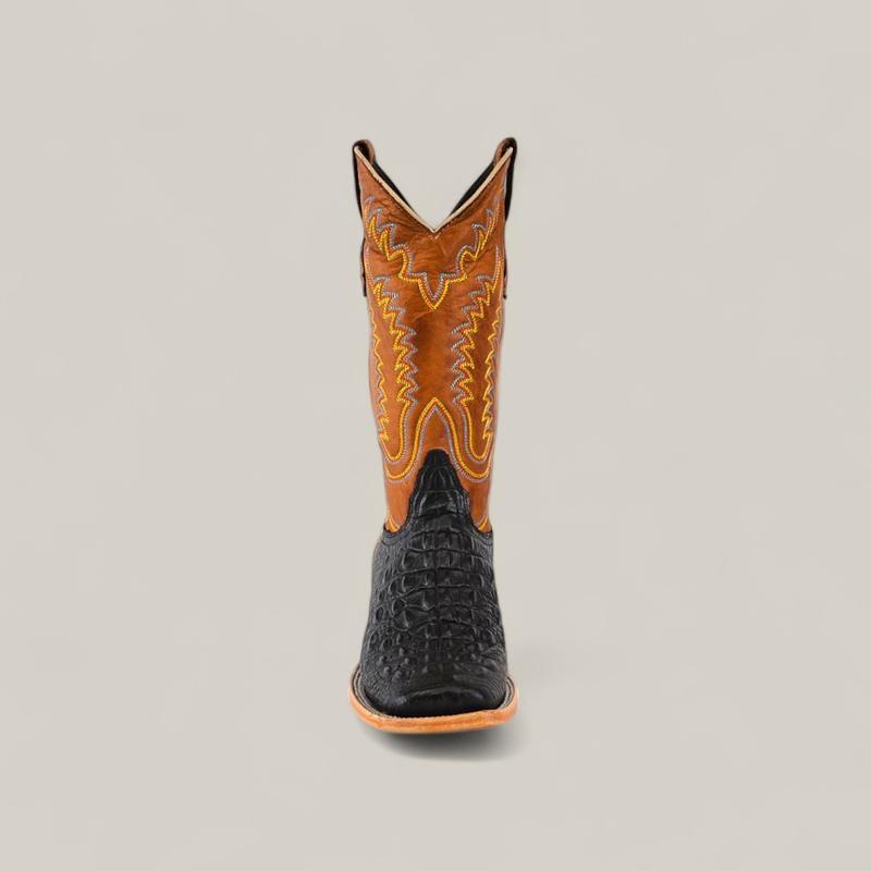 Black - Square Toe Mens Boots