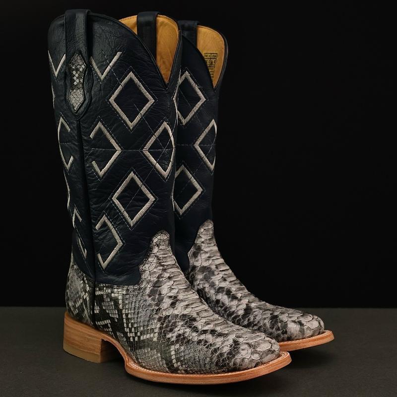 Men’s Python Leather Boots