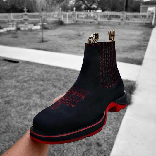 Western Leather Botin – Lightweight Sole