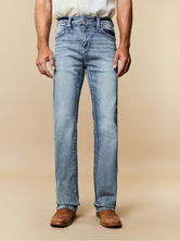 Western-style Slim-Fit Straight-Leg Jeans