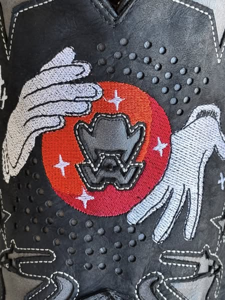 Premium Black Pirarucu Boots