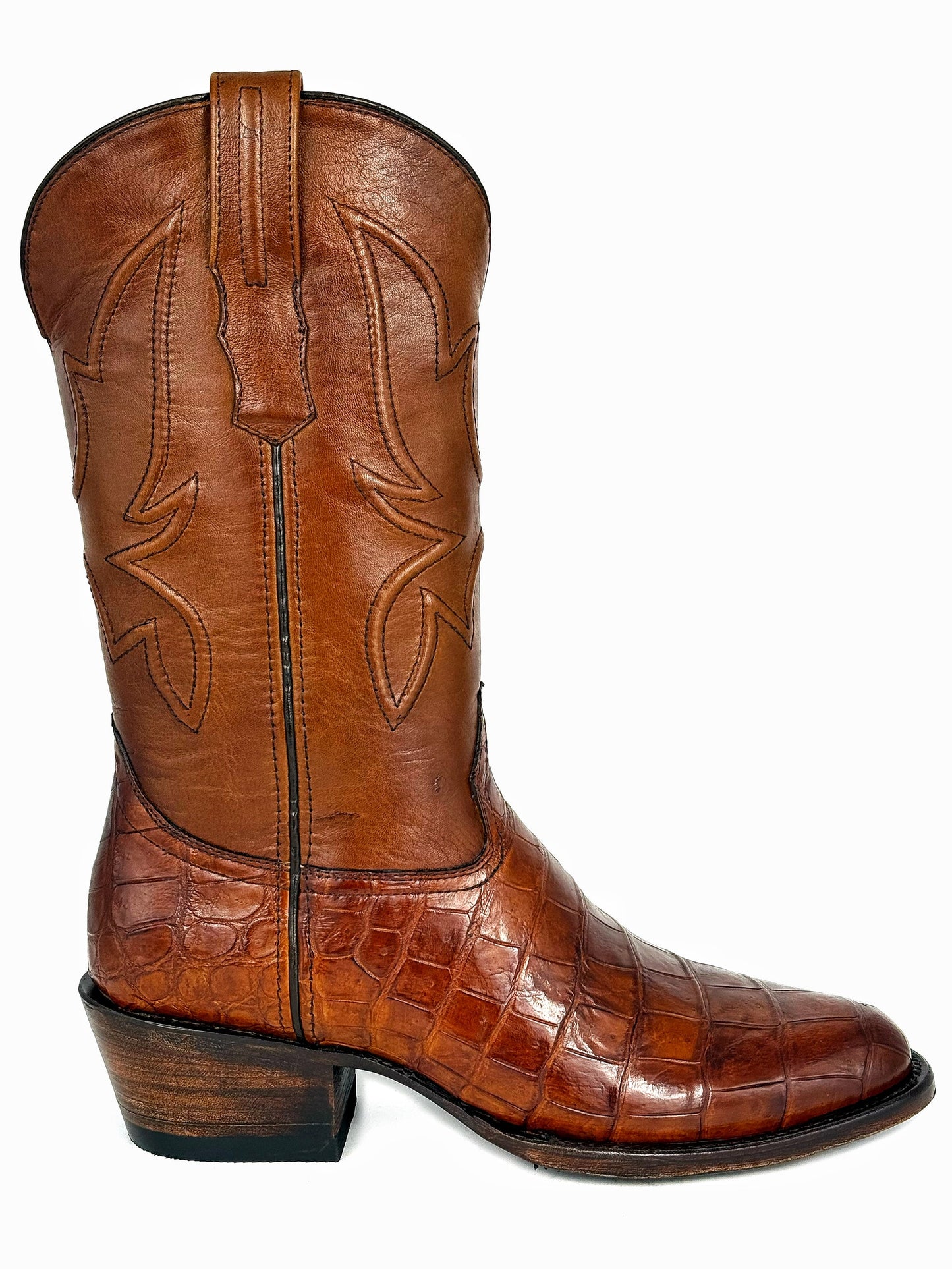 Cowboy Myelcrocodile Moreleti Boots Oval