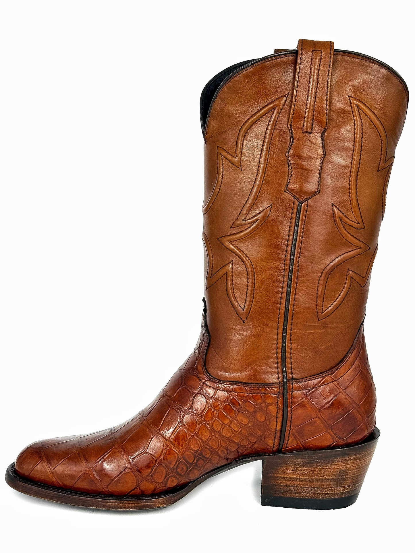 Cowboy Myelcrocodile Moreleti Boots Oval