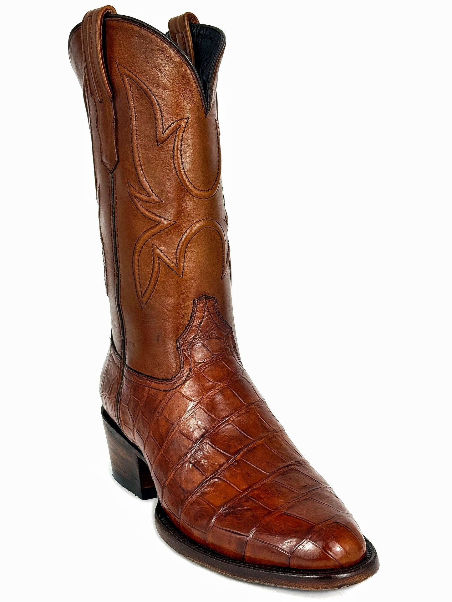 Cowboy Myelcrocodile Moreleti Boots Oval