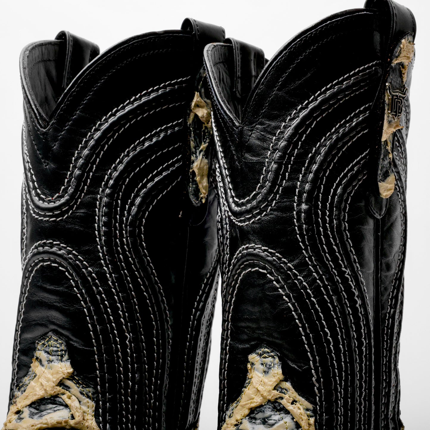 EclipseOrix Jumbo Pirarucu Leather Boots - Square Toe