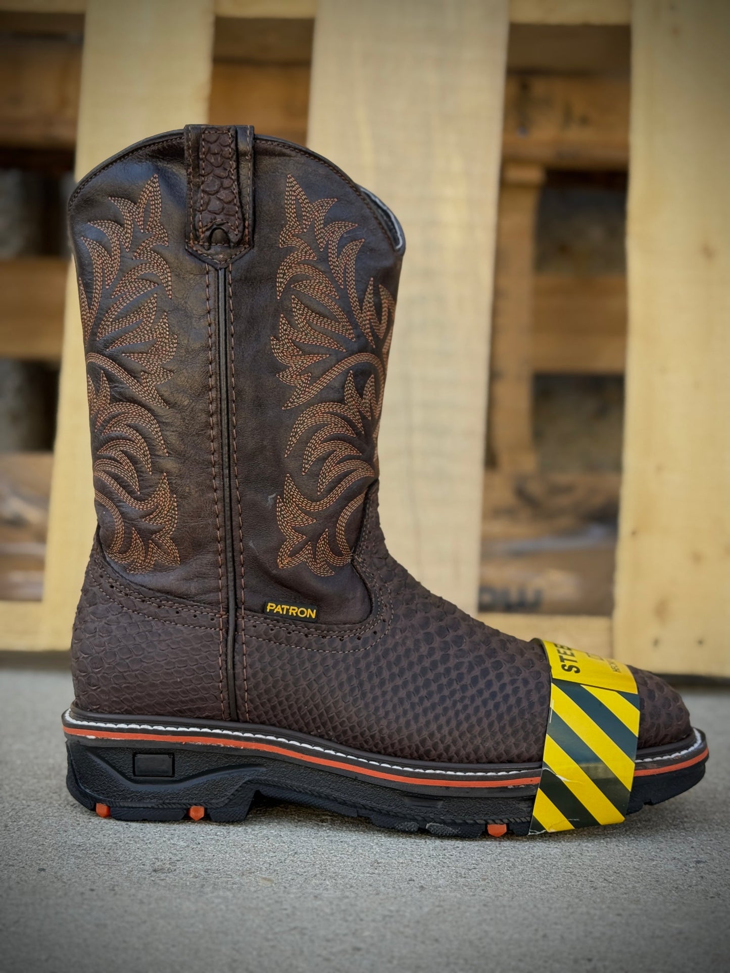 9830 Python Print Cafe Boots