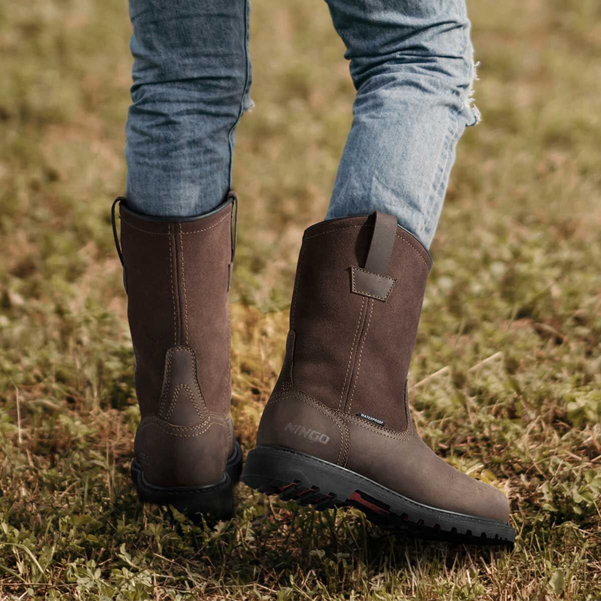 Men's Waterproof Wellington Work Boots