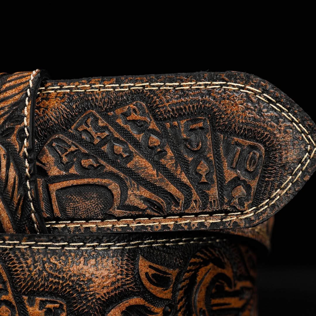 Vintage Embossed Belt