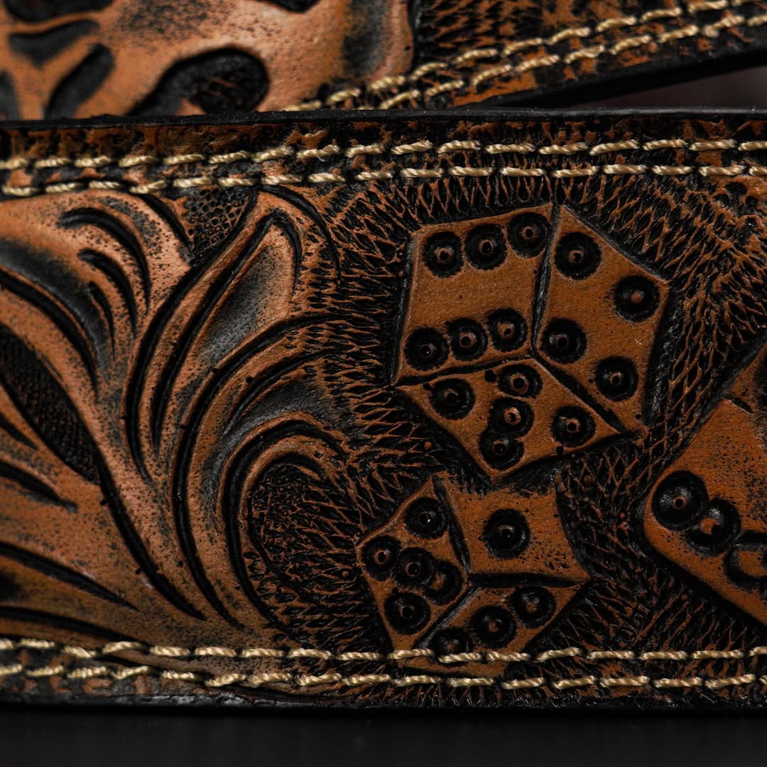 Vintage Embossed Belt