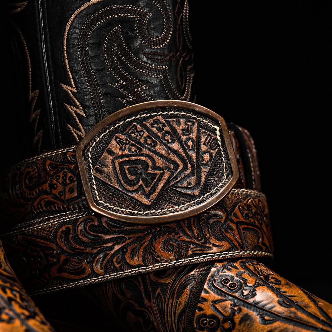 High Stakes Gambler Cowboy Boots