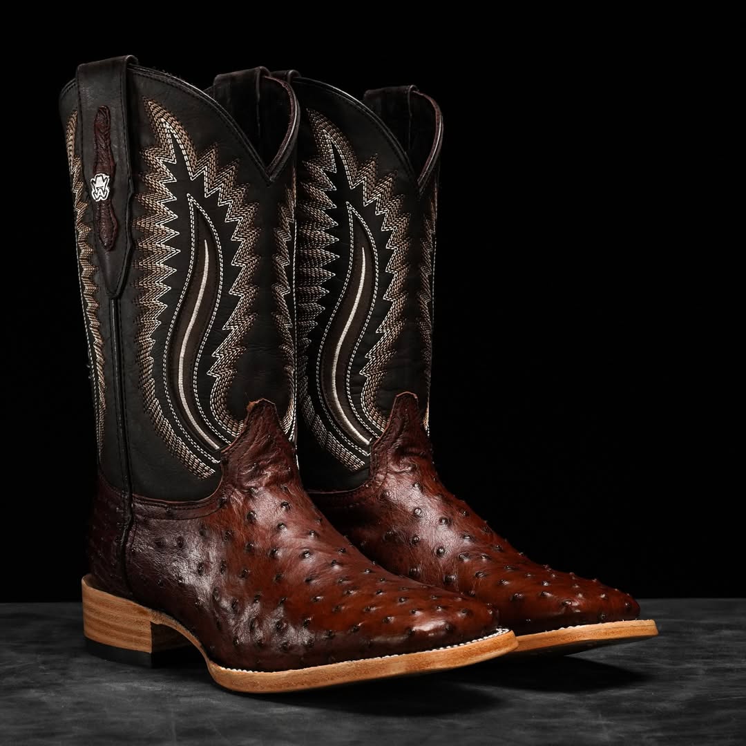 Genuine Ostrich Leather Boots