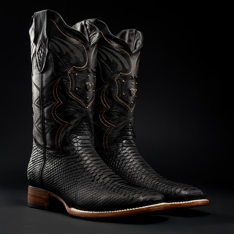 Men's Mamba Python Tribute Square Toe Boots