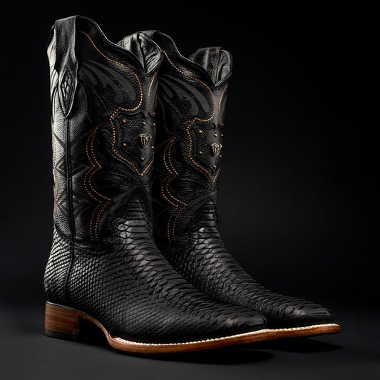 Men's Mamba Python Tribute Square Toe Boots